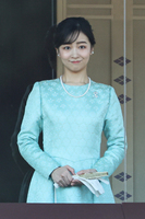 Princess Kako, the second daughter of Japanese Crown Prince Akishino and Crown Princess Kiko, at the Imperial Palace in Tokyo on Jan. 2, 2025