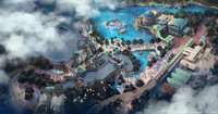An image of a renovated Tokyo Disney Resort theme park area (Courtesy of Oriental Land)