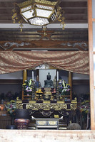 The returned Buddha statue at Kannonji Temple in Tsushima, Nagasaki Prefecture, on Monday